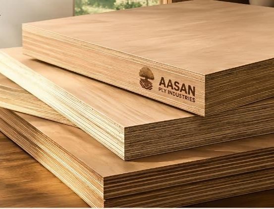 Stack of Aasan pinewood blockboards